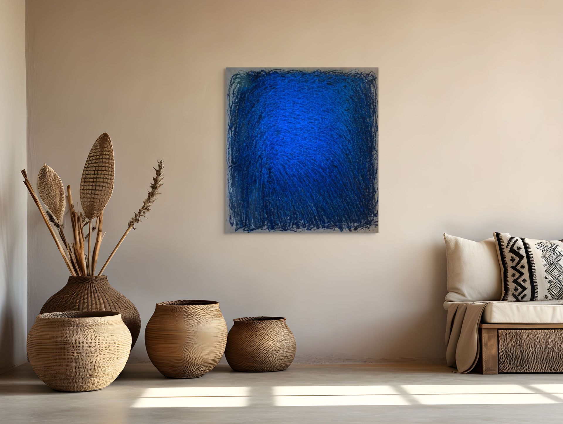 Werk der Woche: „O.T. (Blau)“ – Sadik Uslu