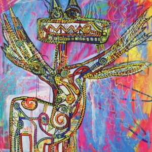 „Pegasus“ von Sven Liesy, Acryl auf Leinwand, 120 × 60 cm – Originalgemälde bei Favori Art