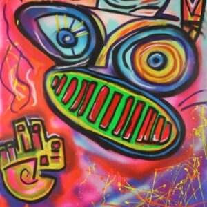 „Theo“ von Sven Liesy, Acryl auf Leinwand, 80 × 100 cm – Originalgemälde bei Favori Art