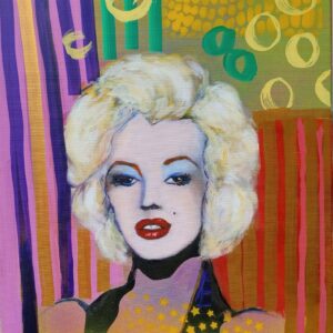 „Marylin“ von Christine Graf, Acryl auf Leinwand, 40 × 50 cm – Originalgemälde bei Favori Art