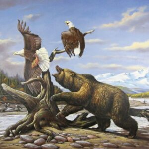„Scene in Alaska“ von Erich Graf, Öl auf Leinwand, 90 × 120 cm – Originalgemälde bei Favori Art
