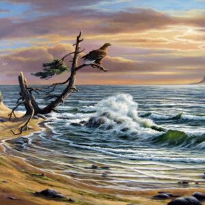„Good View“ von Erich Graf, Öl auf Leinwand, 60 × 80 cm – Originalgemälde bei Favori Art