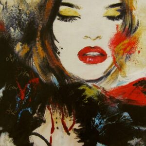 „Make it happen“ von Christine Graf, Öl auf Leinwand, 50 × 50 cm – Originalgemälde bei Favori Art