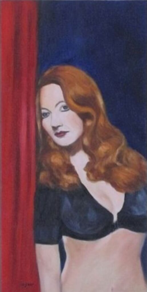 Christine Graf, Lady with red hair awaiting