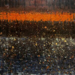 „Alhambra“ von Sadik Uslu, Öl auf Leinwand, Materialeinschlüsse (Sand/Erde), 90 x 110 cm – Originalgemälde bei Favori Art