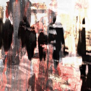 „People Move“ von Olli Boehm, Übermalte Fotografie, 80 x 120 cm – Fotografie / Mixed Media bei Favori Art