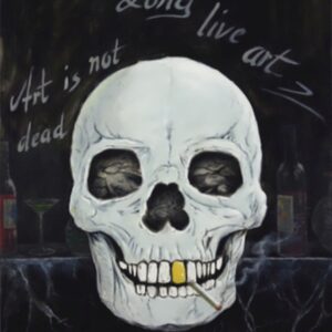 „Art is not Dead“ von Erich Graf, Acryl auf Leinwand, 80 × 100 cm – Originalgemälde bei Favori Art