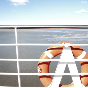 „Ferry, Lifebuoy“ von Olli Boehm, Fotografie