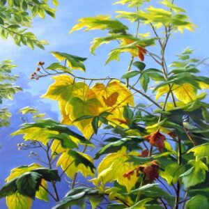 „Im Gegenlicht“ von Erich Graf, Öl auf Leinwand, 70 × 80 cm – Originalgemälde bei Favori Art