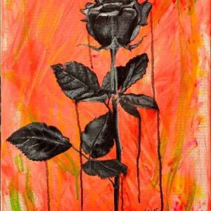 „Rose“ von Matthias Hübner, Malerei