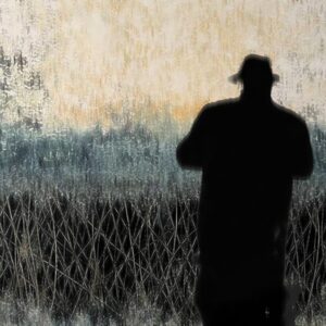 „Morning Is Broken“ von Olli Boehm, Übermalte Fotografie auf Leinwand, 160 x 120 cm – Fotografie / Mixed Media bei Favori Art