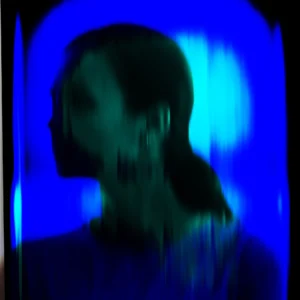 „Profile Blue“ von Olli Boehm, Fotografie & Mixed Media