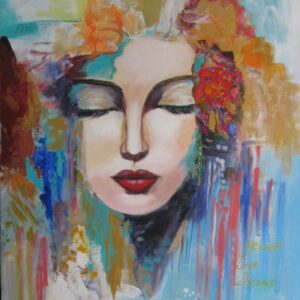 „Secret love dreams“ von Christine Graf, Acryl, 60 × 80 cm – Originalgemälde bei Favori Art