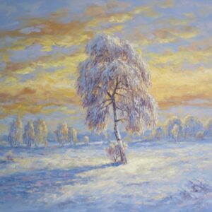 „Winter“ von Erich Graf, Öl auf Leinwand, 60 × 80 cm – Originalgemälde bei Favori Art